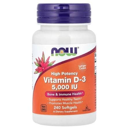 NOW Vitamin D-3 5000 IU