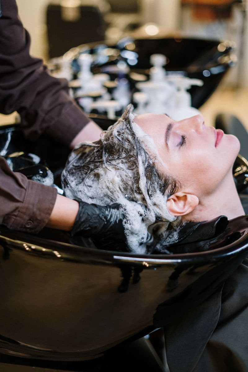 Haircare and beauty routine